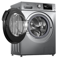 美的(Midea)10公斤全自动变频滚筒洗烘一体洗衣机 C.T感应式净螨MD100VT55DG-Y46B