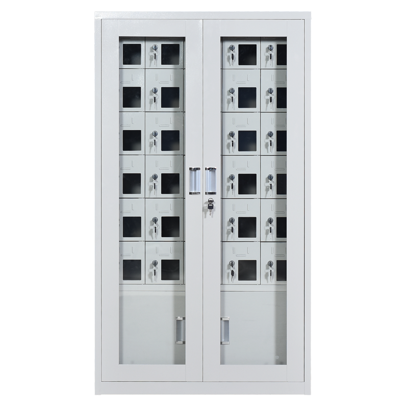 铭威盾USB手机存放柜会议室手机柜对讲机柜寄存柜手机柜30门手机存放柜