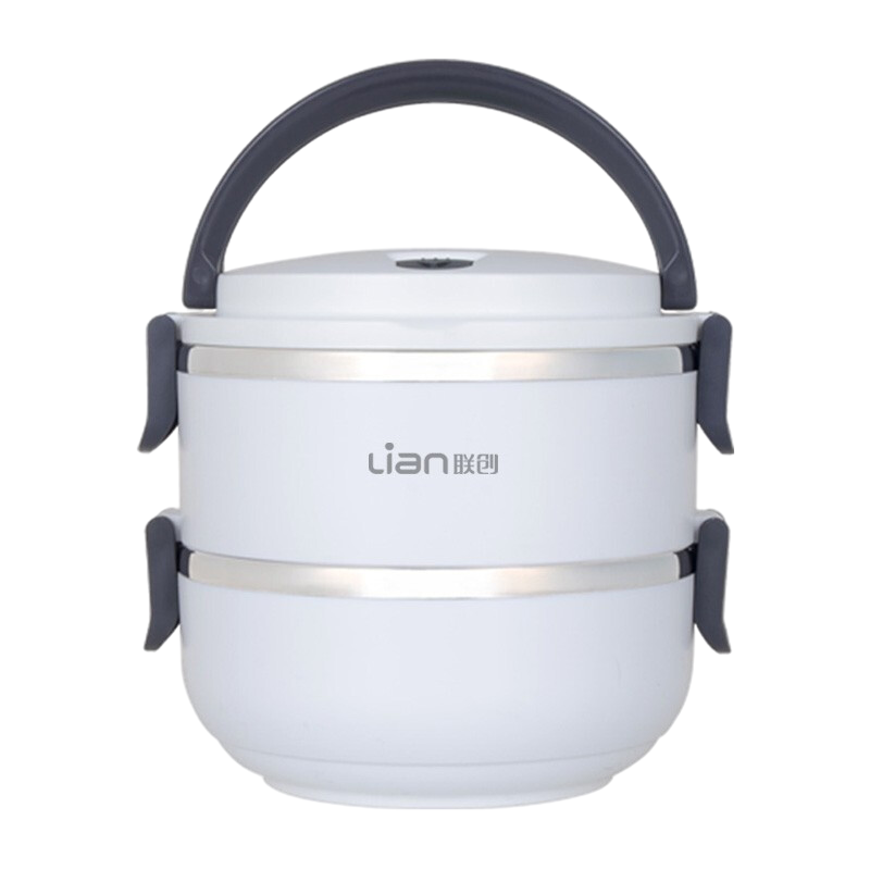 联创不锈钢双层便当盒(DF-CP0616M)