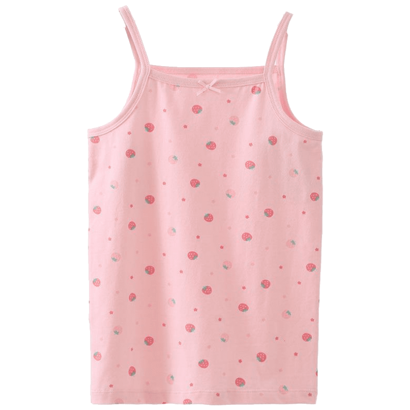 KIDS MAM&DAD [3件盒装]女童棉质吊带小背心夏季女宝宝打底衫中大童上衣夏款