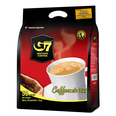 越南进口中原G7三合一速溶咖啡800g(50包*16g)