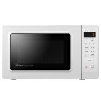 美的(Midea)变频微波炉家用 智能火力 节能低噪 鲜嫩解冻 高颜值白色转盘微波炉PM2002