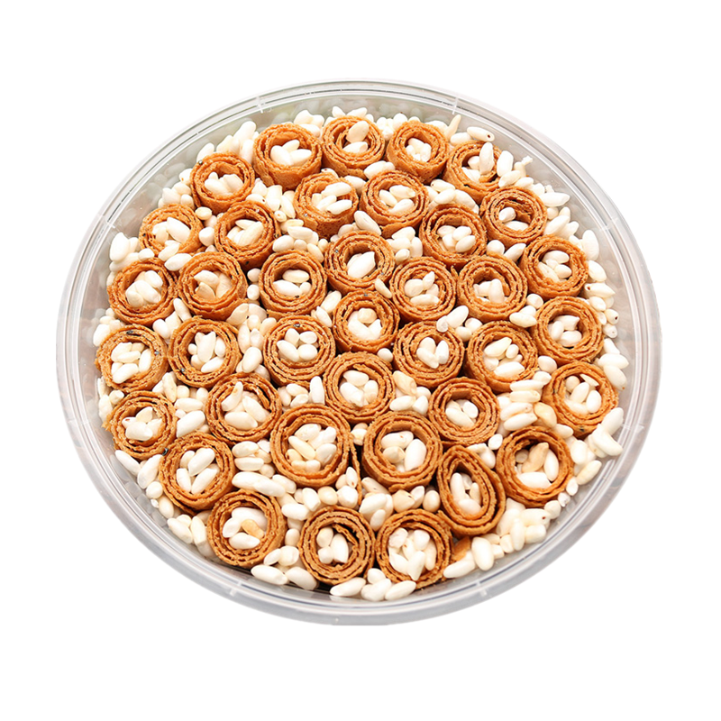 糖巢糖禮浙江特产红糖小麻花150g*1+老式红糖短蛋卷350g*1休闲零食下午点心