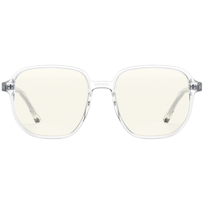 帕森轻盈透明眼镜框男女款 宋祖儿明星同款韩版潮流大框平光镜可配度数防蓝光近视眼镜架 新品15815