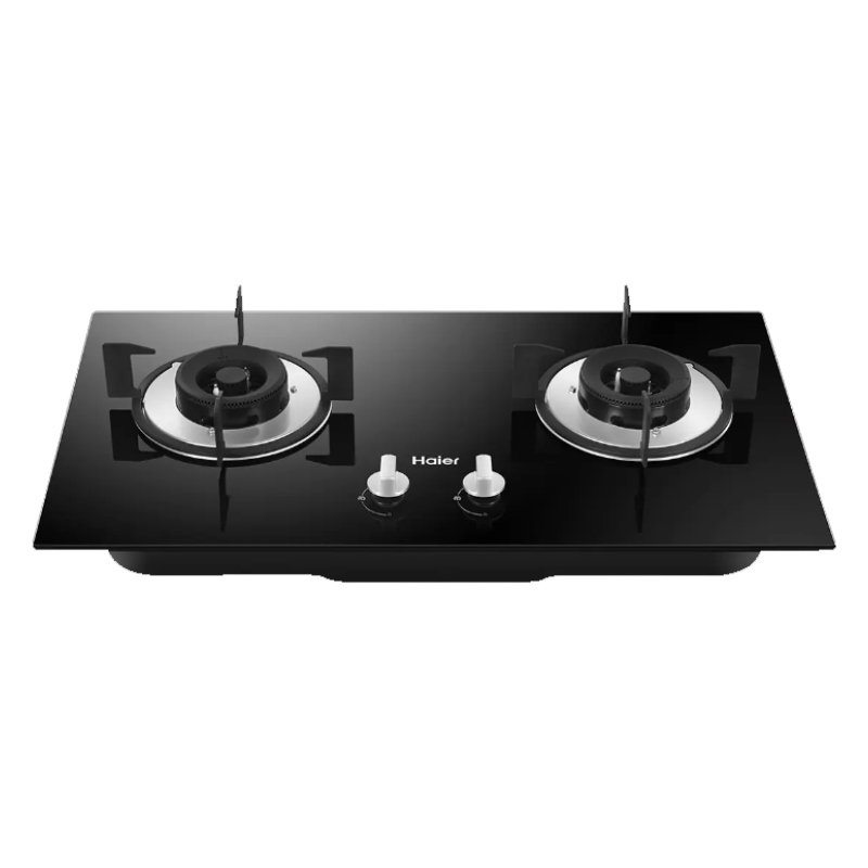 海尔燃气灶JZY-Q2321(20Y)家用液化气4.5KW猛火灶具 台式/嵌入式两用五层防爆钢化玻璃面板(只有液化气)