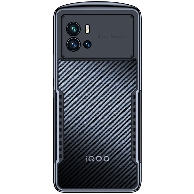 讯迪适用iqoo9pro手机壳碳纤维vivo新款iqoo9手机套全包防摔iqoo9pro散热爱酷9保护壳高级icoo9硅
