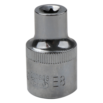 长鹿 1/2”镜面E形套筒 E20