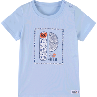 [49元任选3件]铅笔俱乐部童装男小童圆领T恤年夏装新款儿童国潮风短袖上衣