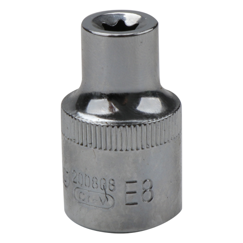 长鹿 1/2”镜面E形套筒 E24