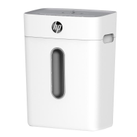 HP惠普 4级保密办公家用碎纸机(单次5张 连续碎5分钟 15L 可碎卡、订书针)W1505CC