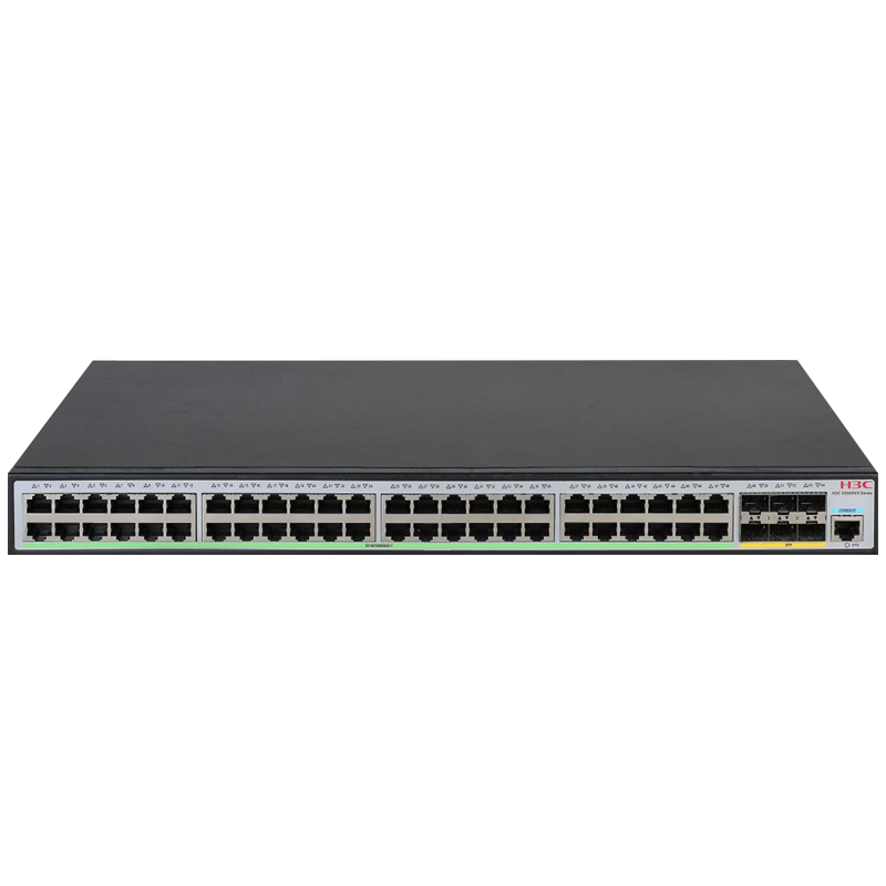 新华三(H3C)S5500V3-54S-SI 48口千兆电+6万兆光纤口三层网管企业级网络交换机