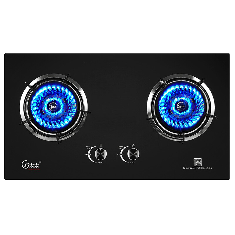 巧太太(Qiaotaitai)燃气灶双灶 煤气灶天然气家用嵌入式灶台式灶 4.2kw猛火双灶193C液化气(上门安装)
