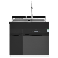 美大(MEIDA)P90B 洗碗机定制款集成水槽 2022新品自动高温消毒强力烘干一体机 家用抽屉式大容量刷碗机 可定时