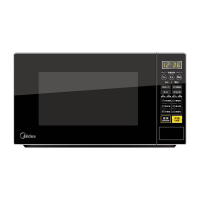 美的(Midea)微波炉M1-L213C黑色 21L微电脑式转盘加热智能菜单一键加热高效磁控管 经久耐用