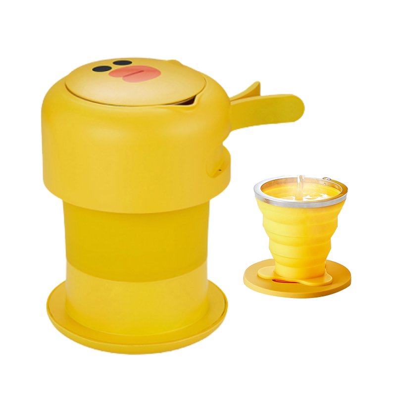 九阳(Joyoung)电水壶折叠水壶便携式烧水壶旅行壶电热水壶迷你压缩水杯旅游出差家用养生 K06-Z2