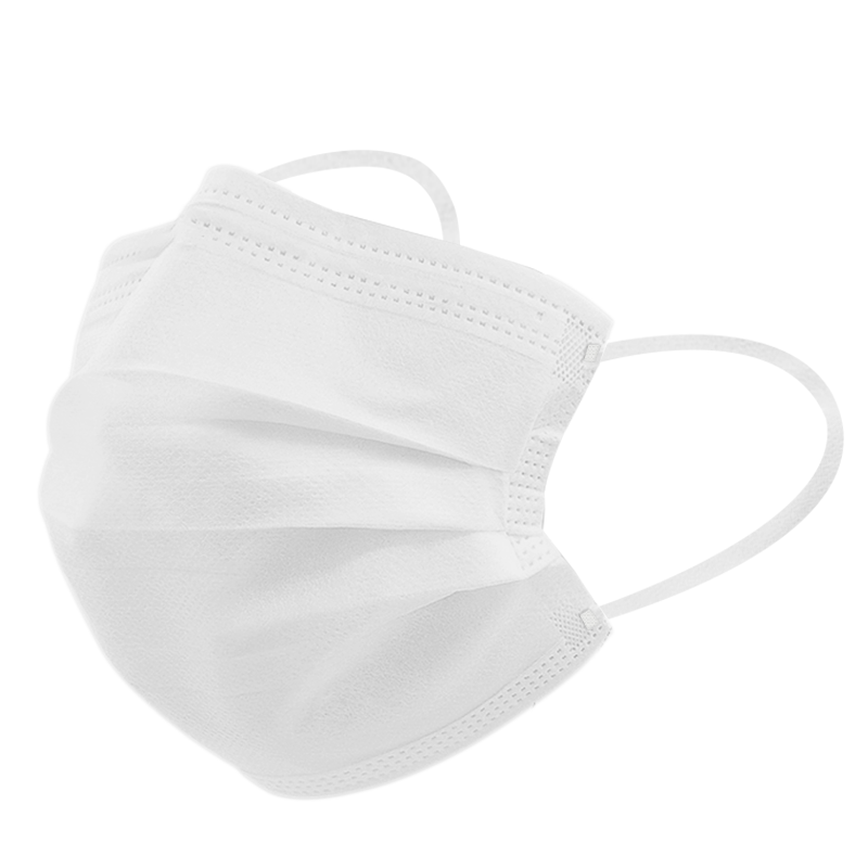 一呵医用外科口罩莫兰迪彩色一次性医疗四层防护100片装-粉色