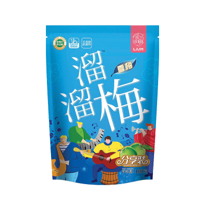 溜溜梅脆青梅200g*3袋话梅青梅食品办公室休闲零食小吃酸话梅子乌梅