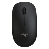 爱国者(Aigo) M20无线光学鼠标 高效节能智能休眠 时尚简约 磨砂材质 细腻手感 三色可选 青黑色