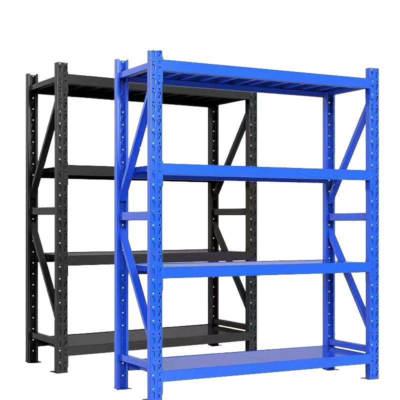 沃灏货物架仓储仓库货架置物架库房储物架器材展示架钢架铁架1米1.2米1.5米1.8米2米四层轻中重型货架(10件起发货)