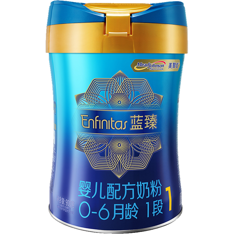 美赞臣蓝臻1段婴儿配方奶粉0-6个月龄1段820克一罐