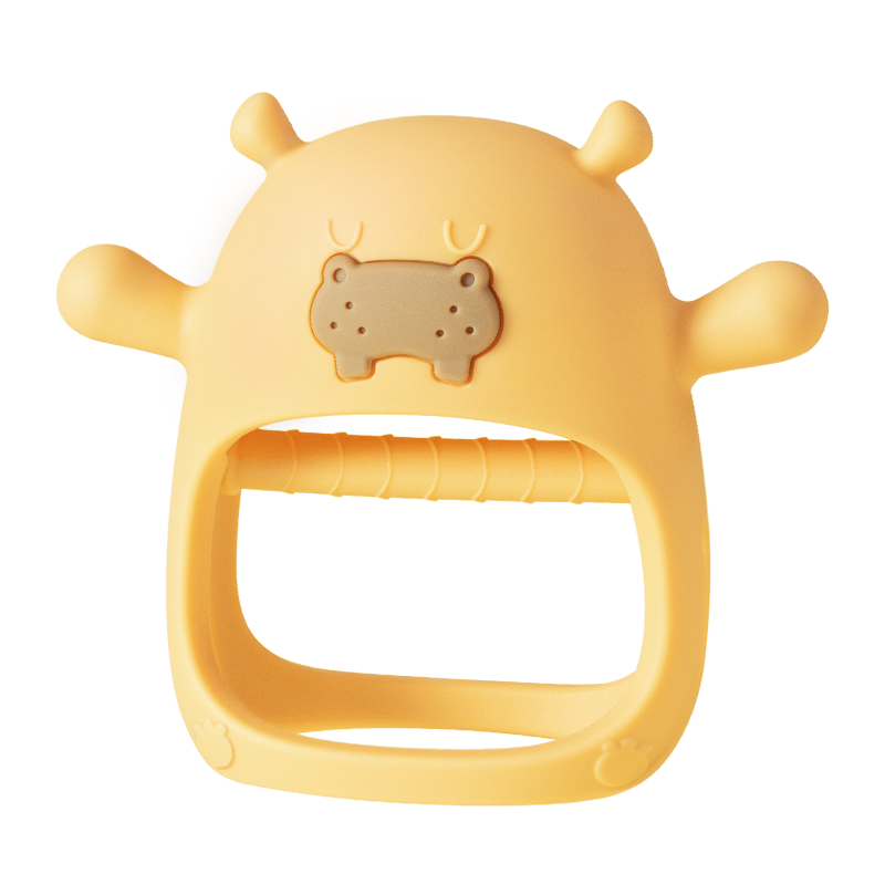牙胶婴儿防吃手神器磨牙棒可水煮食品级硅胶4个月5宝宝口欲期手环
