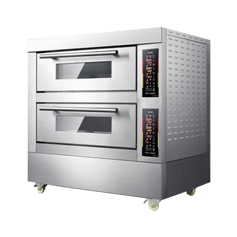 德玛仕(DEMASHI) 大型烘焙烤箱商用 欧包面包蛋糕披萨烤箱 商用电烤箱 两层四盘带蒸汽 DKX-204Q