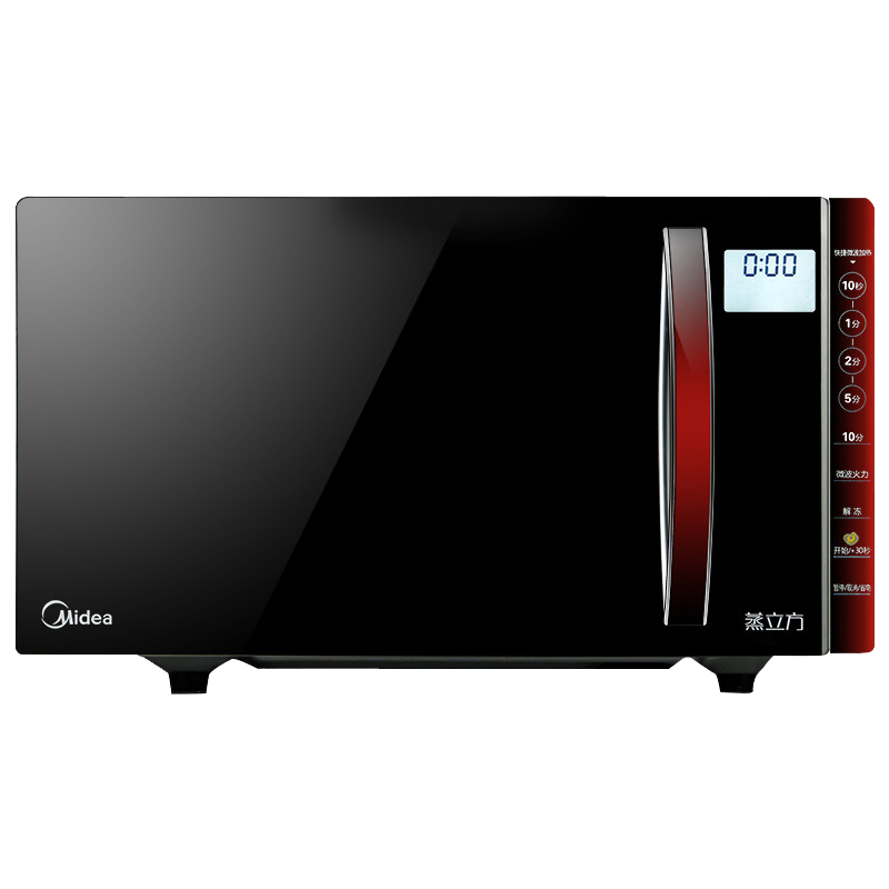 美的(Midea)微波炉智能湿度感应 家用变频微波炉烤箱一体机 900W大功率 23L平板加热EV923MF7-NRH