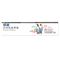 欣格TZe-FX221标签色带RD-B-TZFX221P白底黑字适用兄弟标签机系列