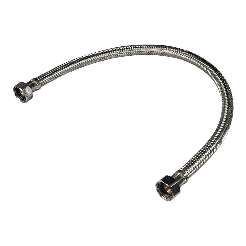 潜水艇软管厨房龙头进水面盆冷热水龙头软管 进水延长管上水延长管 不锈钢上水软管加长 水龙头上水管 冷热通用FBAM-50