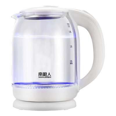 南极人A1电热水壶家用烧水壶透明玻璃1500W