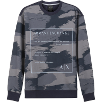阿玛尼 ARMANI EXCHANGE 男士 棉质圆领长袖卫衣运动衫3LZMHB ZJEFZ
