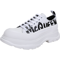 亚历山大·麦昆 ALEXANDER MCQUEEN 男士牛皮革/橡胶系带厚底休闲鞋 682423 WIABD