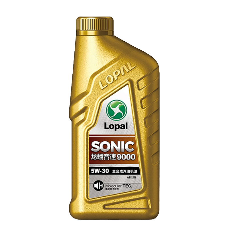 龙蟠SONIC9000 全合成机油发动机润滑油 SN 5W-30 1L*4瓶旗舰5W30 新旧包装随机发