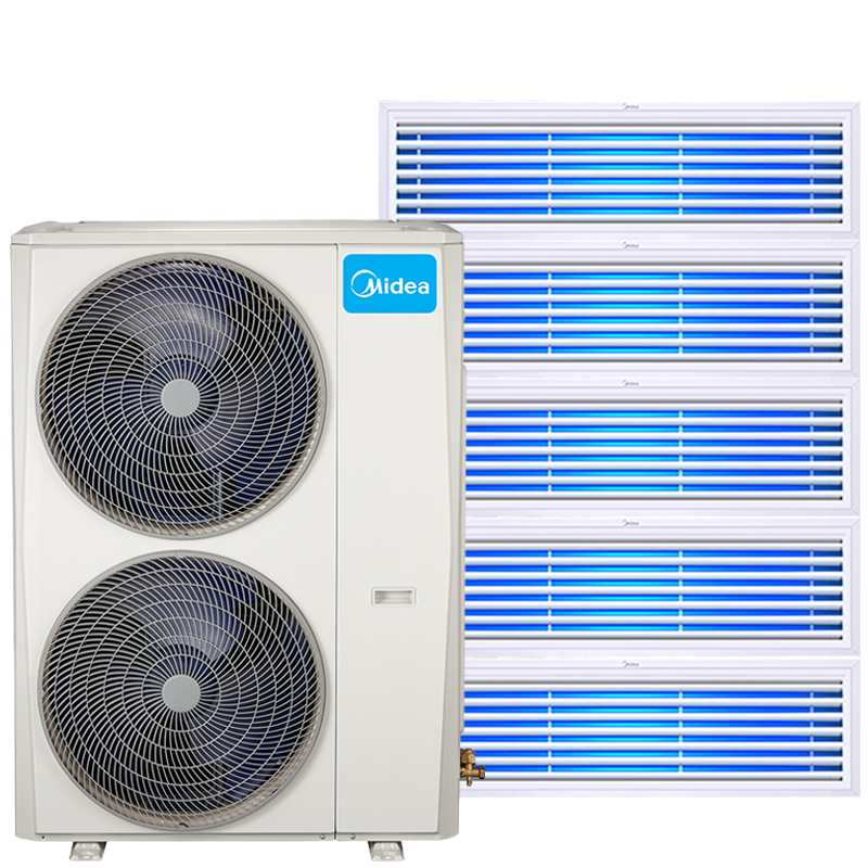 美的(Midea)中央空调一拖五MDS-H160W-A(1)Ⅱ智能 全直流变频 6.5匹 适用面积120-160㎡