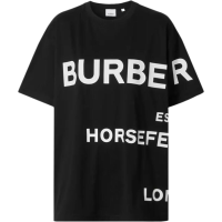 博柏利/巴宝莉 BURBERRY 男款Horseferry印花棉质宽松版圆领短袖T恤 80406941