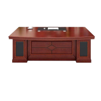 暖图家具办公桌椅组合大班台老板办公桌椅1.8米办公桌现代简约经理总裁桌