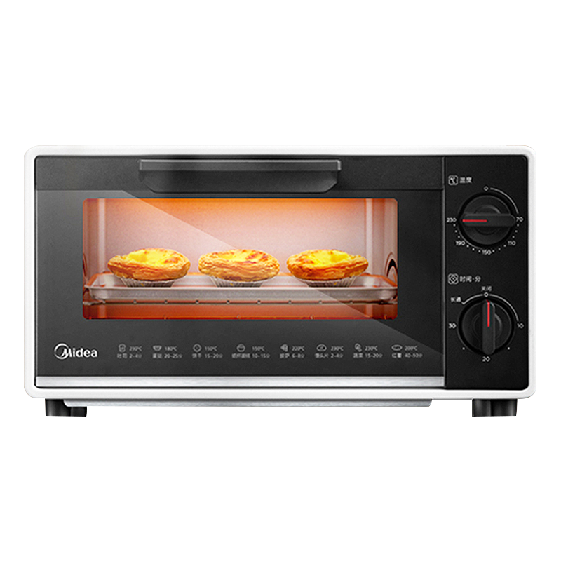 美的(Midea)家用多功能迷你小烤箱10升家用容量T1-109F