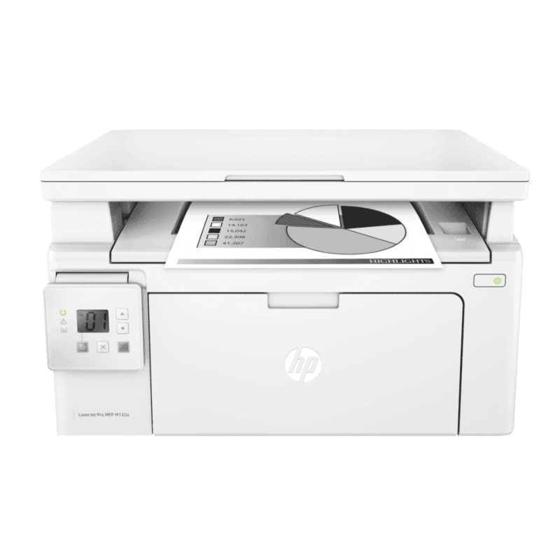 惠普(hp)M132a黑白激光多功能打印机一体机打印复印扫描三合一复印机扫描 A4家用办公文档试卷替代126A 套餐三