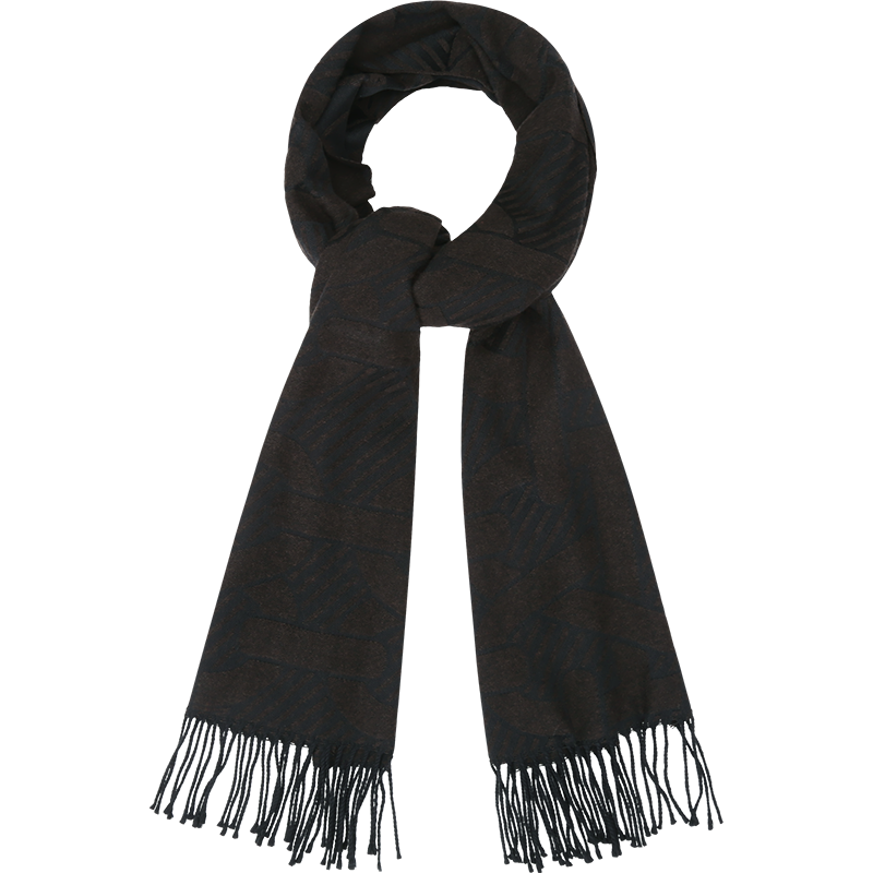 BALLY 巴利 男士羊毛保暖流苏围巾 M7CN499F 8S491