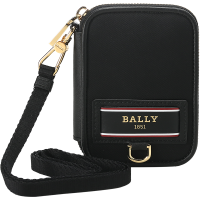 BALLY 巴利 奢侈品 女士B-Echo系列织物颈部挂包卡包卡夹 EFY