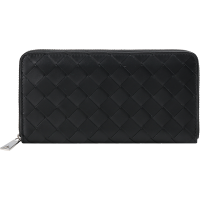 葆蝶家 BOTTEGA VENETA BV 男士牛皮革编织长款钱包钱夹 593217 VCPQ6