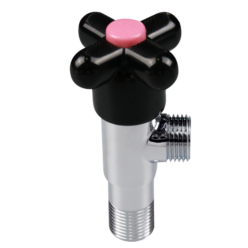 潜水艇手轮三角阀全铜冷热水器家用三通八字阀门开关 水 家用开关F911