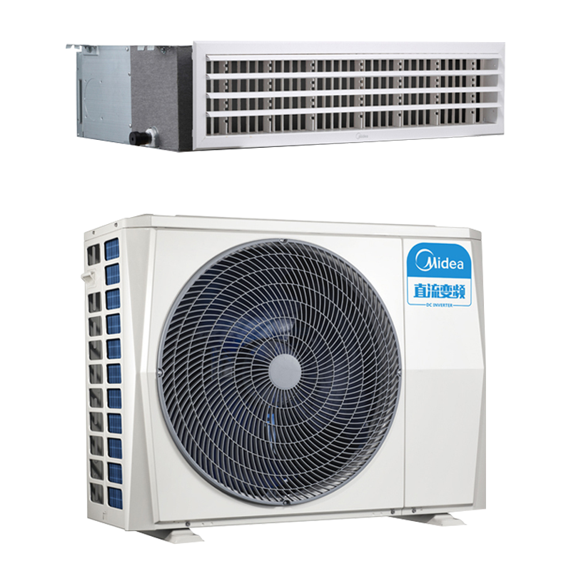 美的风管机一拖一五匹冷暖变频家用商用商铺餐厅中央空调5.5匹风管机KFR-140T2W/BP2DN1-TR(E2)