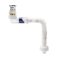 潜水艇下水管洗脸盆防臭侧排面盆下水管道墙排洗手盆省空间下水器