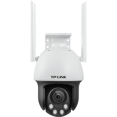 普联(TP-LINK)IPC643-A4监控摄像头超清全彩400万双天线户外防水云台球机多媒体视频智能网络256G内存卡