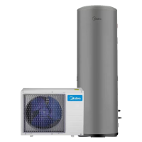 美的Midea200升家用空气能热水器智能家电E+蓝钻内胆分体式家用热水器wifi智控KF71/200L-MH(E3)