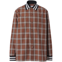 博柏利/巴宝莉 BURBERRY 男款 棉质长袖休闲衬衫80481811