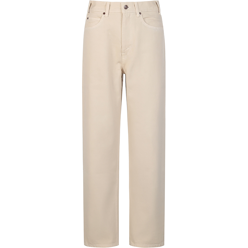 CELINE 赛琳 女士棉质MARGARET CREAM高腰直筒牛仔裤长裤 2N500863N