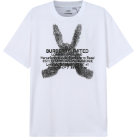 博柏利/巴宝莉 BURBERRY 男款 棉质宽松版圆领短袖T恤80495651