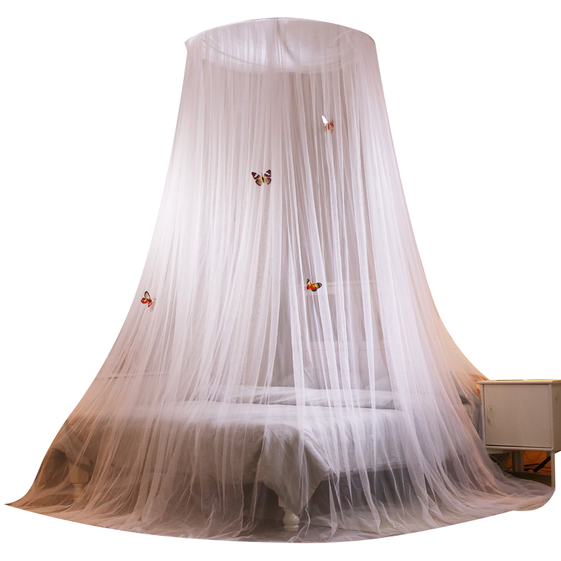 依朴 圆顶蚊帐白色1.2*2.0 1套